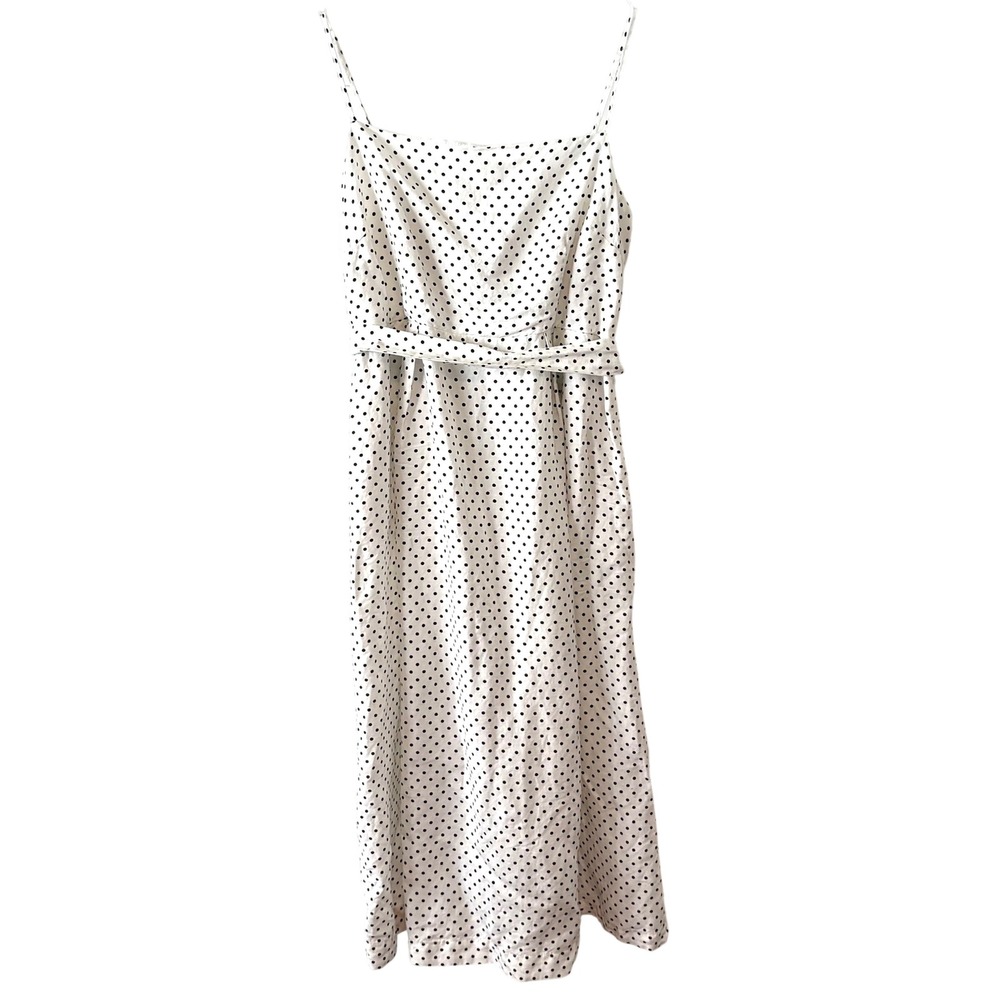Kate Spade for Target White and Black Polka Dot Spaghetti Strap Sundress Size L